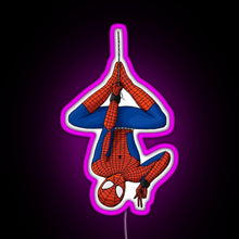 Load image into Gallery viewer, tom holland spidey depend RGB neon sign  pink