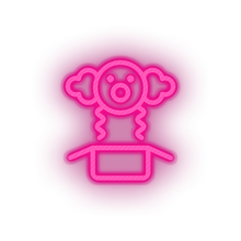 Load image into Gallery viewer, pink toys family clown children toy child kid baby play led neon factory