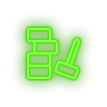 Load image into Gallery viewer, green toys hammer mallet building blocks children family play child kid baby toy led neon factory