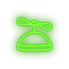 Load image into Gallery viewer, green toys propeller family children kid play child hat baby toy led neon factory