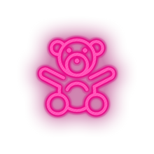 Load image into Gallery viewer, pink toys stuffed family children baby toy child teddy kid bear play led neon factory