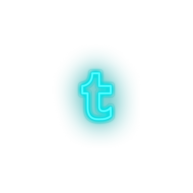 tumblr social network brand logo Neon led factory