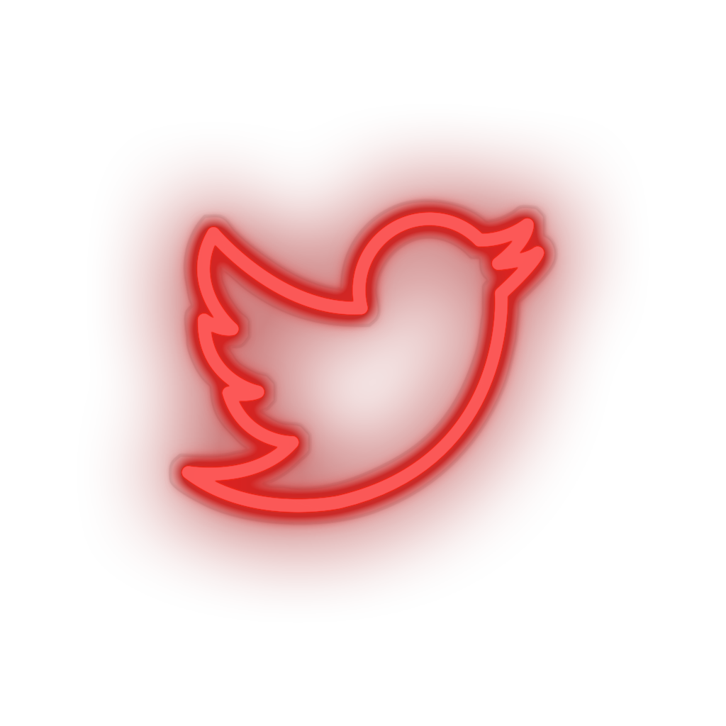 Twiter Neon Sign - Brands And Social Led Neon Decor – Neon Factory
