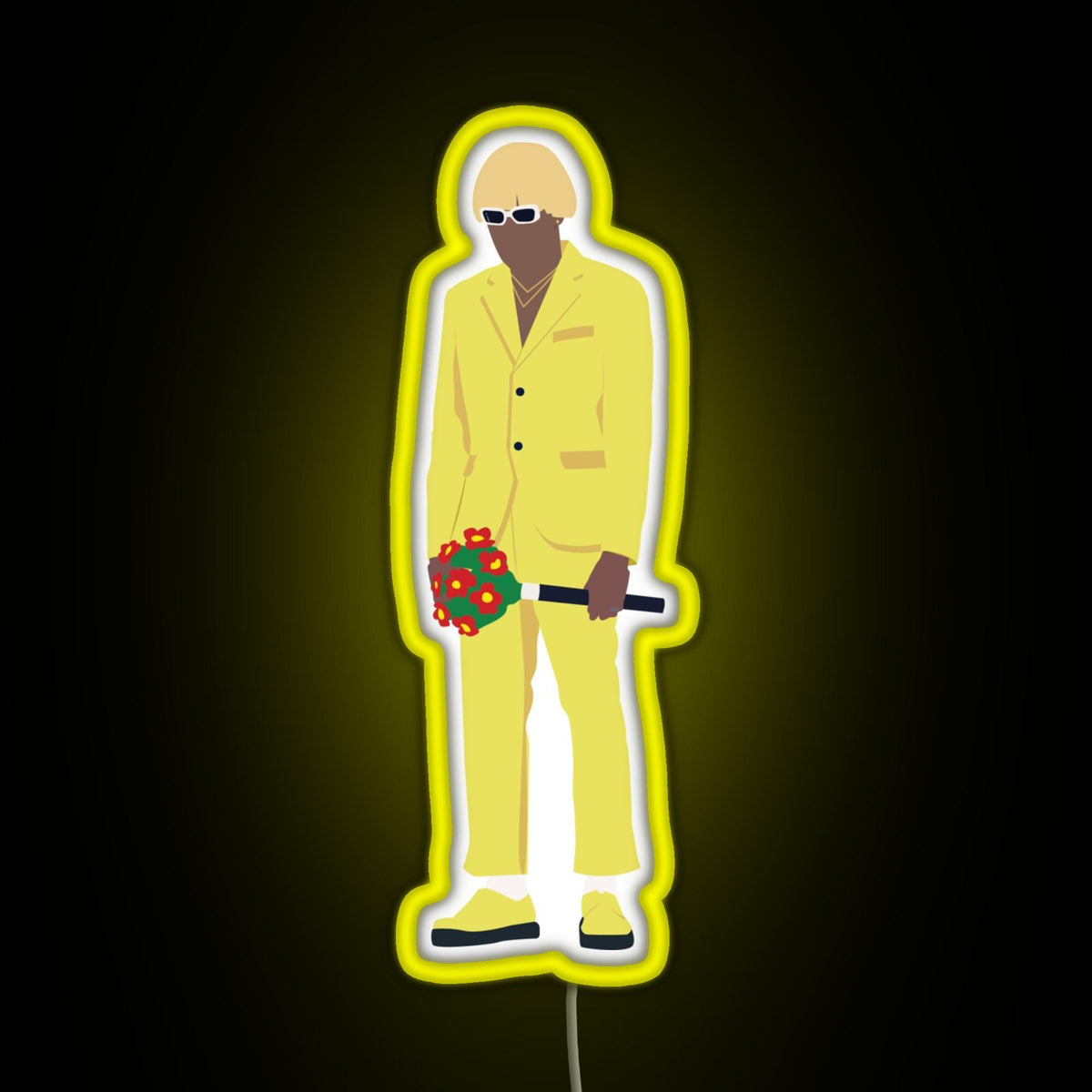 Tyler Neon Sign Tyler The Creator New Magic Wand Minimalist Design Rgb Neon Sign – Neon ...