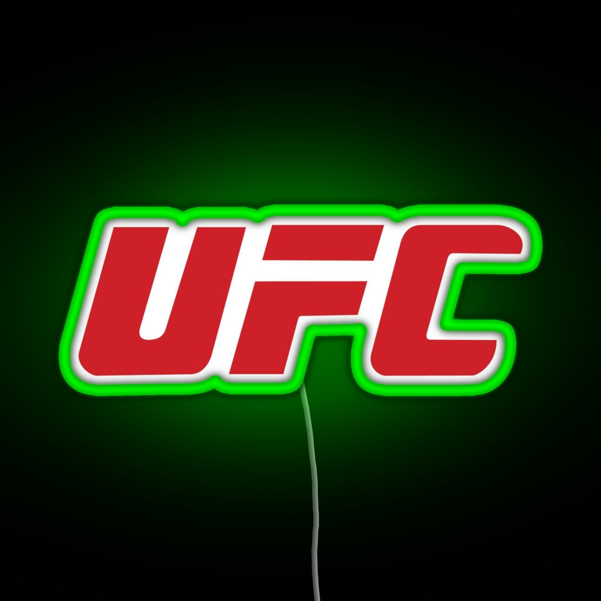 UFC MMA BOXING RGB neon sign