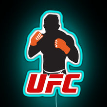 Load image into Gallery viewer, UFC RGB neon sign lightblue 