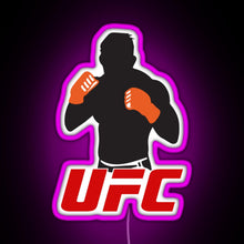 Load image into Gallery viewer, UFC RGB neon sign  pink