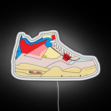 Load image into Gallery viewer, Union x Jordan 4 Guava ice RGB neon sign white 