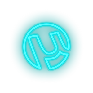 ice_blue utorrent social network brand logo led neon factory