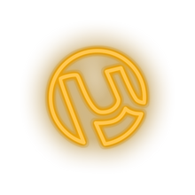 Load image into Gallery viewer, warm_white utorrent social network brand logo led neon factory