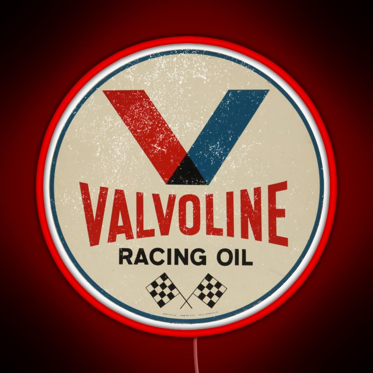 Valvoline Racing Sign Rgb Neon Sign – Neon Factory