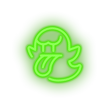 Load image into Gallery viewer, green video game boo led neon factory