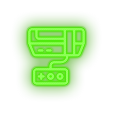 Load image into Gallery viewer, green video game console led neon factory