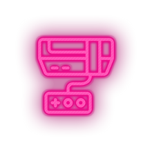Load image into Gallery viewer, pink video game console led neon factory