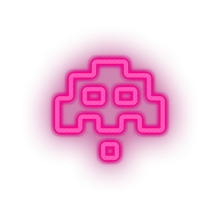 Load image into Gallery viewer, pink video game gamasutra 1 led neon factory