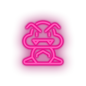 pink video game goomba led neon factory