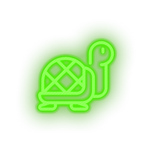 Load image into Gallery viewer, green video game mario turtle led neon factory