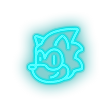 Load image into Gallery viewer, ice_blue video game sonic led neon factory