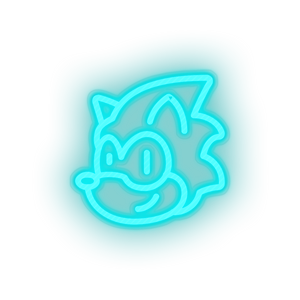 ice_blue video game sonic led neon factory