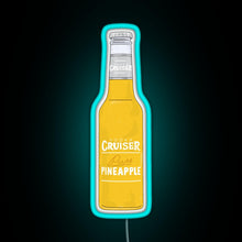 Load image into Gallery viewer, Vodka cruiser design RGB neon sign lightblue 