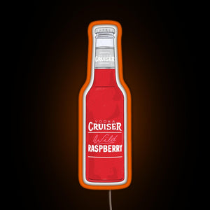 Vodka cruiser design RGB neon sign orange