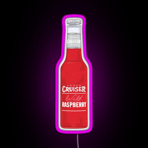 Vodka cruiser design RGB neon sign  pink