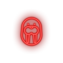 Load image into Gallery viewer, red walrus led light