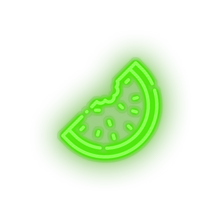Load image into Gallery viewer, green water_melon led beach fruit fruit slice holiday summer vacation watermelon neon factory
