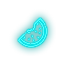 Load image into Gallery viewer, ice_blue water_melon led beach fruit fruit slice holiday summer vacation watermelon neon factory