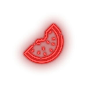 red water_melon led beach fruit fruit slice holiday summer vacation watermelon neon factory