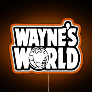 Wayne s World RGB neon sign orange