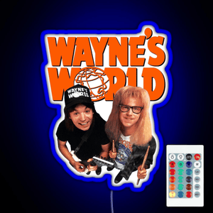 Wayne s World RGB neon sign remote