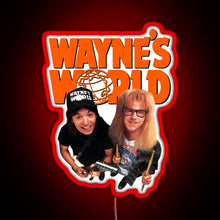 Load image into Gallery viewer, Wayne s World RGB neon sign red