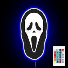 Load image into Gallery viewer, What s your favourite scary movie RGB neon sign remote