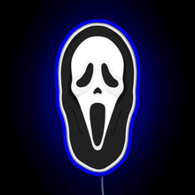 Load image into Gallery viewer, What s your favourite scary movie RGB neon sign blue