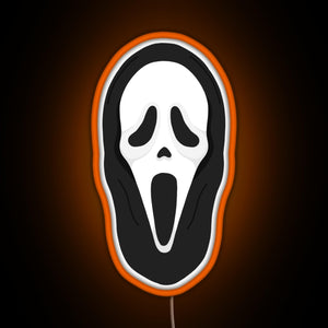 What s your favourite scary movie RGB neon sign orange
