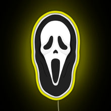 Load image into Gallery viewer, What s your favourite scary movie RGB neon sign yellow