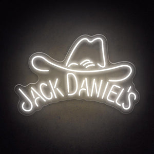 Jack daniel's neon wall sign