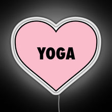 Load image into Gallery viewer, Yoga Love RGB neon sign white 