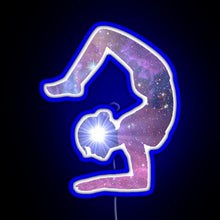 Load image into Gallery viewer, Yoga RGB neon sign blue