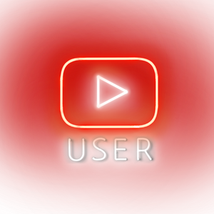 Youtube neon with your name or username